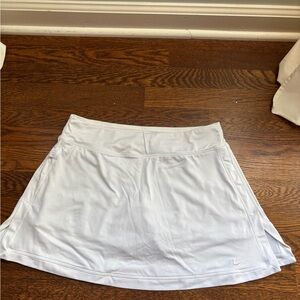 Nike Dri-FIT White Athletic Skirt